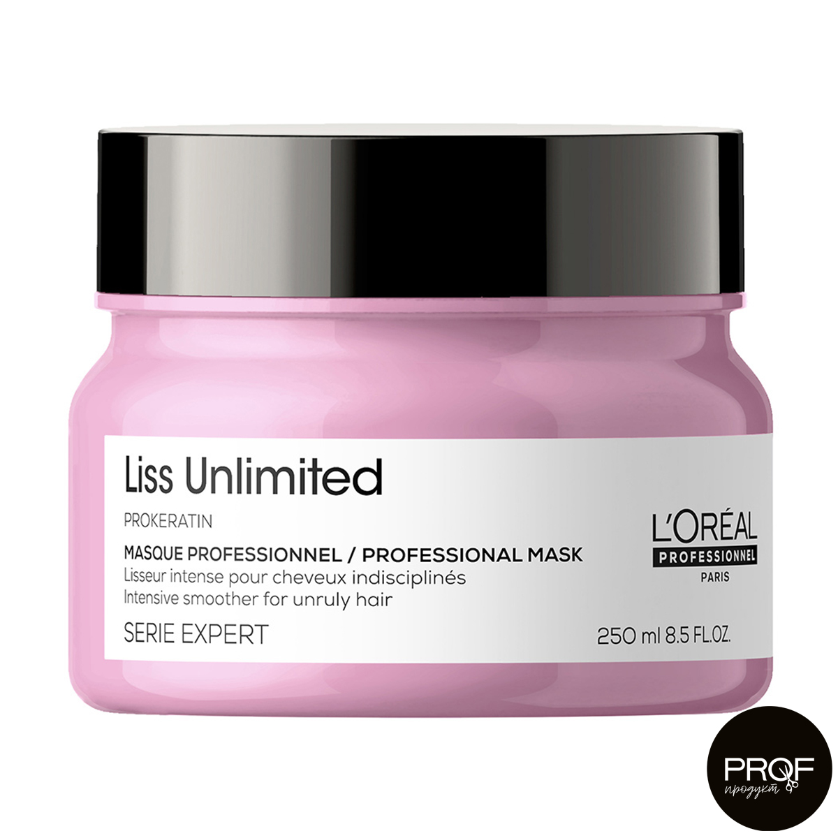 Маска L'Oreal Professionnel Serie Expert Prokeratin Liss Unlimited Mask для розгладження неслухняного волосся, 250 мл